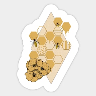 BumbleBee Hive Nest | Nature Sticker